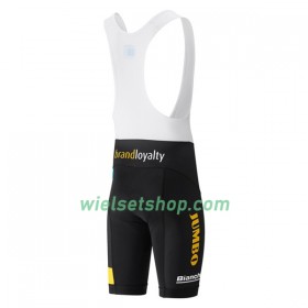 Fietsbroek Kort met Bretels 2018 LottoNL-Jumbo N001